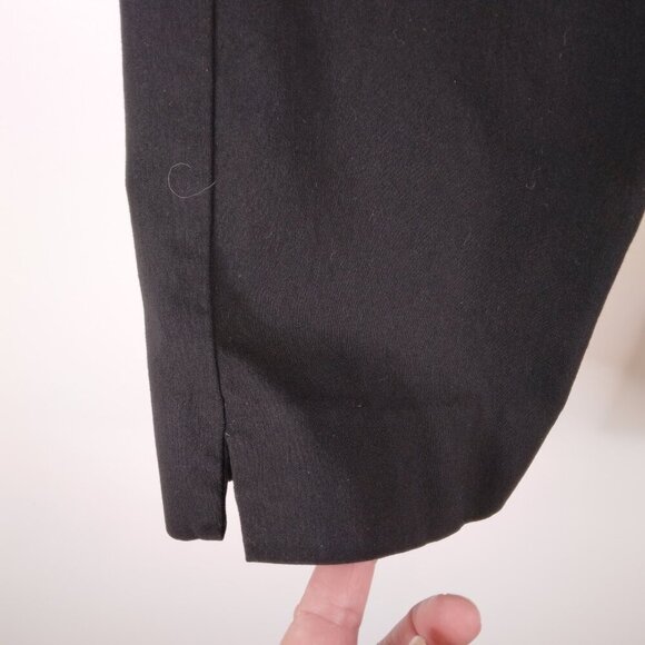 Chico’s Perfect Stretch Black Cropped Pull On Ankle Pants Size S - Picture 3 of 8